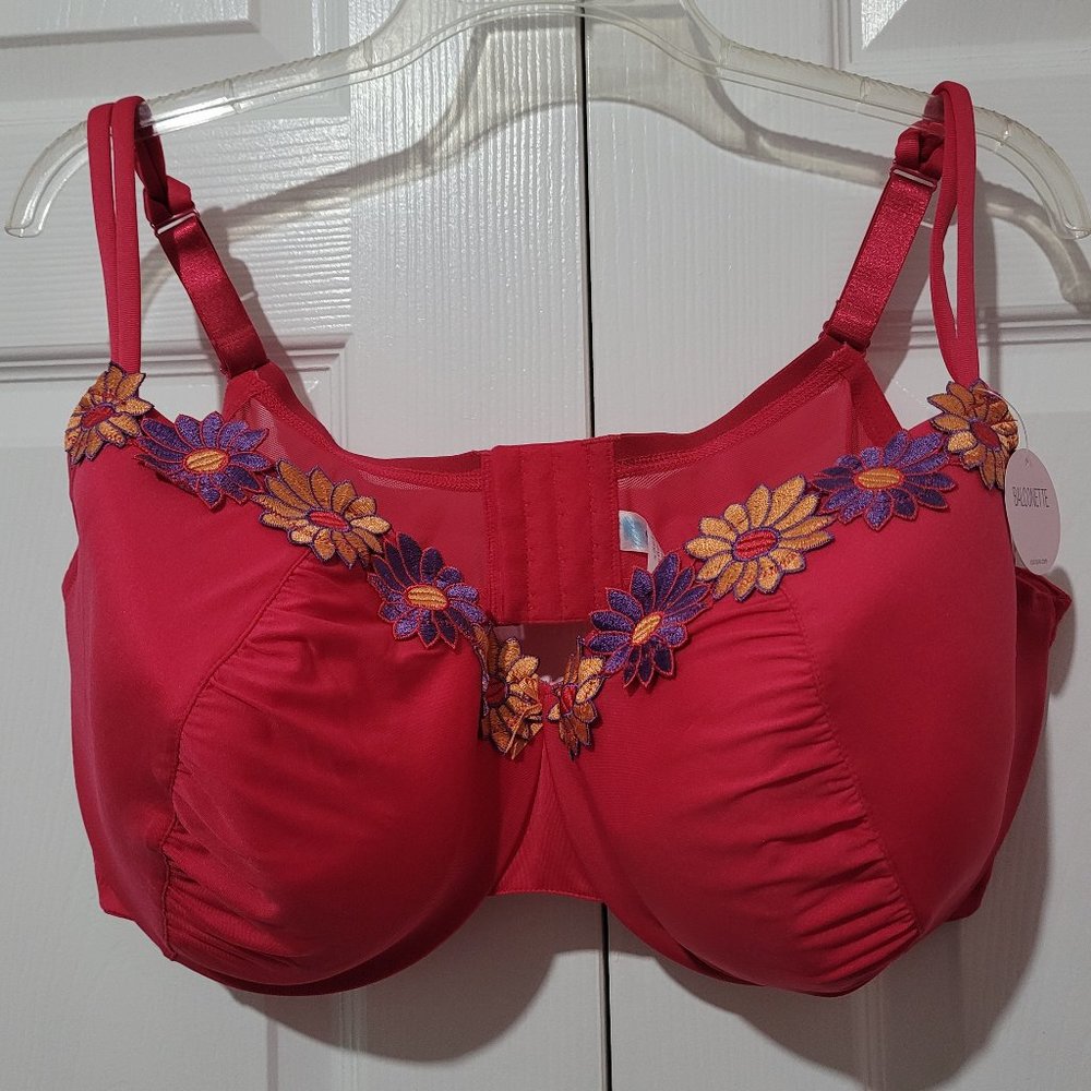 Cacique Balconette Flora Floral Bra 44 G